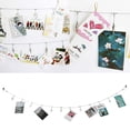 thumbnail image 1 of Octpeak Hanging Clips,Wall Decoration Clip,Wire Rope Photo Clip Hanging Wall Decoration Memorandum Postcard Recording Beautification, 1 of 8