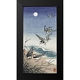 thumbnail image 2 of Koson, Ohara 11x18 Black Modern Framed Museum Art Print Titled - Birds at full moon, 2 of 5