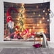 thumbnail image 1 of Tapiz de pared de Navidad Decoración colgante de pared Muñeco de nieve Papá Noel Árbol de Navidad Elemento Impresión digital Tapiz Ropa de cama Tapiz Dormitorio Sala de estar Estilo brillar Hogar, 1 of 4