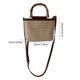 thumbnail image 3 of Fashion Straw Woven Bag Small Bucket Bags Crossbody Bag SummerBeach Shoulder Bag for Women Girl Large Capacity Handbag, 3 of 4