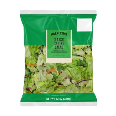 Marketside Classic Iceberg Salad, 12 oz, Bag
