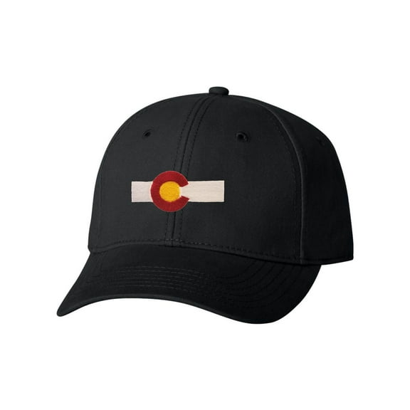 Adult Colorado Flag Embroidered Dad Hat Structured Cap