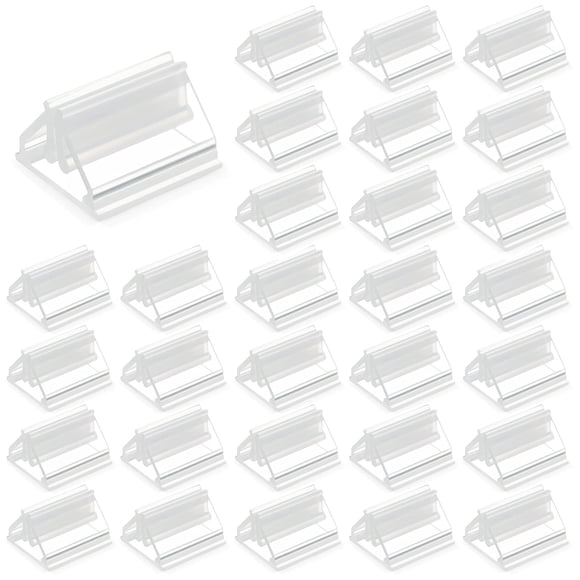 Soportes para tarjetas de juego Maitys de plástico transparente (30 piezas)