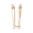 thumbnail image 3 of ANGARA Natural 0.04 Ct. Diamond Fashion Ring in 14K Rose Gold for Women (Ring Size: 11.5), 3 of 11