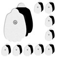 thumbnail image 1 of Paquete de 20 almohadillas de repuesto para unidad TENS de Santamedical, almohadillas con electrodos de presión de larga duración, juego de almohadillas sin látex compatibles con dispositivos TENS EMS, 1 of 5