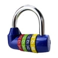 thumbnail image 4 of 4 Digit Combination Padlock Well Protection Code Lock Password Blue, 4 of 7