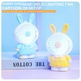 thumbnail image 5 of OAVQHLG3B Cartoon Rabbit Portable Desktop Handheld Light Usb Charging Outdoor Mini Fan, 5 of 9
