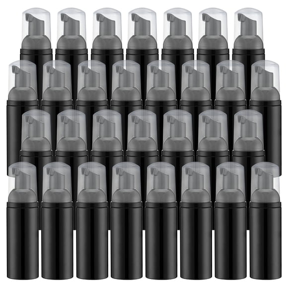Jabón de mano de viaje Owlyee con bomba de espuma, 60 ml (30 unidades), negro