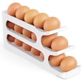 thumbnail image 1 of Frigorífico Sotfamily de 3 niveles con capacidad de enrollado automático para 18 huevos, con soporte para huevos, 1 of 9