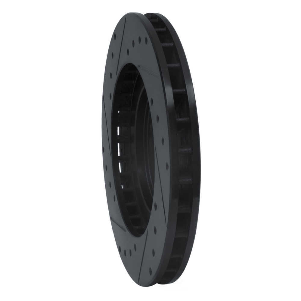 Dynamic Friction Company 633-72014R DFC Brake Rotor - Drilled And Slotted - Black