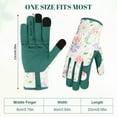 thumbnail image 3 of topjuju 1 Pair Floral Gardening Gloves for Women, Breathable Garden Gloves with Grip, Thorn-Proof Puncture-Resistant Work Gloves, Gifts for Mother's Day, 3 of 8