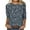 Multicolor Tops for Women_k, variant on CYMMPU Women's Business Work Blouses Trendy Tunic Tops Basic Tees Shirts Crewneck Casual Summer Fall Floral Printed 3/4 Length Sleeve 2025 Clothes Multicolor XXXL