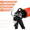 thumbnail image 6 of Bates- Caulking Gun, 12:1 Thrust Ratio, Black & Orange, Caulking Tool Gun, Caulk Gun No Drip, Hand Caulking Guns, Silicone Gun, 6 of 7