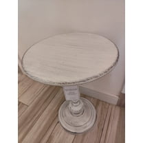 FormaCraft Metal Small End Table, Vintage Accent Side Table, 15" x 15" x 21"