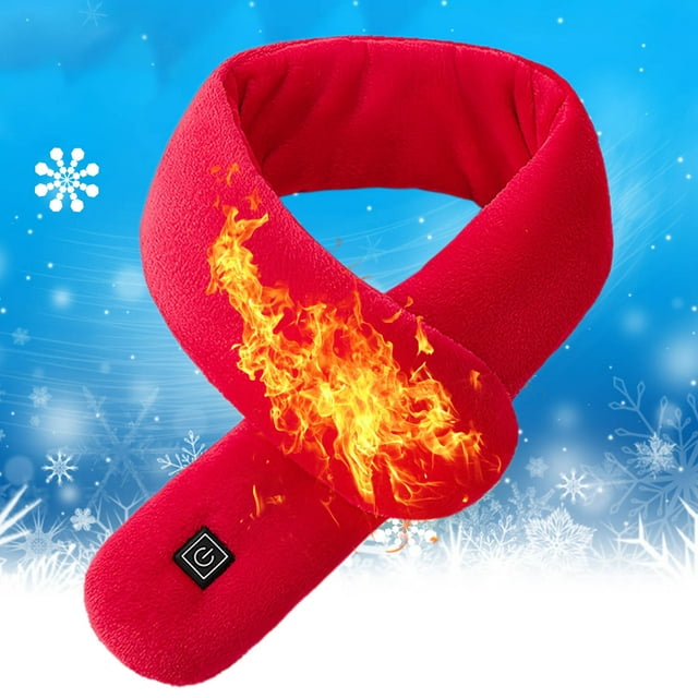 Dvkptbk A Neckerchief Usb Plug in Winter Warm Heating Christmas Scarf Neck Protection Scarf Smart Home Appliances