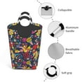 thumbnail image 3 of Xecao Rock Music for Laundry Basket,Collapsible Large Laundry Hamper,Wash Bag for Laundry Room, Rolling Laundry Basket with Handles, 3 of 5