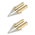 thumbnail image 1 of 2X Hot Stapler Plastic Repair Tool Accessory Car Auto Bumper Weld Ironing Hot Knife Straight Diagonal Cutter, 1 of 8