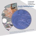 thumbnail image 4 of Wweixi 6pcs Quilting Rulers Acrylic DIY Template Gauges Sewing Machine Fabric, 4 of 8