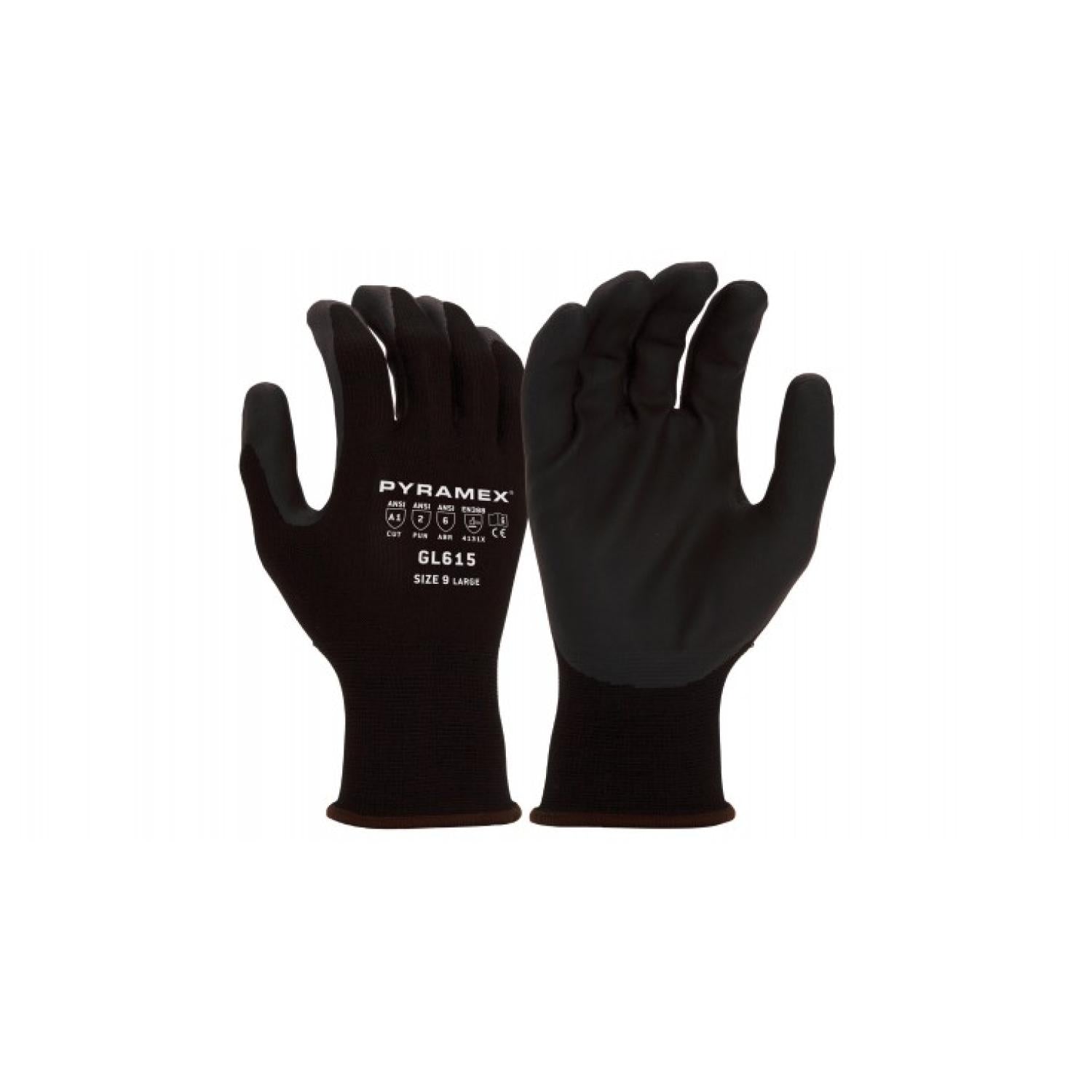 DEX FIT FN330 Guanti Da Lavoro In Nitrile – Vestibilità 3D, Touchscreen, Antiscivolo, Taglia M (8) 3 Paia