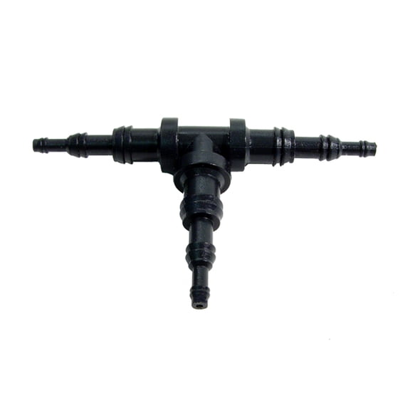 3-Way Vacuum Connector 1/8", 1/4" and 3/8" Black - VH 114