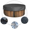 thumbnail image 2 of Round Bathtub Cover Top Protector Spa Dustproof Waterproof Fabric for Hot Tub, 2 of 6