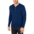 thumbnail image 1 of Camiseta Henley Club Room para Hombre Azul Pequeña, 1 of 1