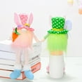 thumbnail image 6 of 3Pack Lighted Bunny Easter Gnome Plush Handmade Scandinavian Swedish Tomte, Light Up Elf Toy Easter Rabbit Present Gifts Spring Tabletop Easter Holiday Decorations, 6 of 9