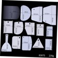 thumbnail image 3 of LOLIPPYY Cake Scraper 18PCS Set White Plastic Baking Equipment for Home Bakers and Baking Activities, 3 of 8