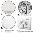 thumbnail image 3 of Designart "Simplistic African Tree Essence V" Tree African Floater Framed Wall Art Living Room, 3 of 5