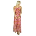 thumbnail image 2 of Bimba Robe Longue Semi-Transparente en Chiffon Style Bohème pour Femmes, Demi-Longue, 2 of 7