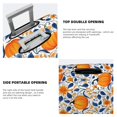 thumbnail image 3 of Pofeuu Blue Orange Pumpkin fall Print Luggage Suitcase Cover Protector Luggage Washable Covers Aesthetic for 18/24/28/32 inch Luggage（No luggage included）-X-Large, 3 of 7