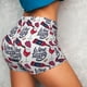 thumbnail image 4 of Fotbe Red Wine Glass Bottle Shorts Sin Costuras – Shorts Deportivos de Cintura Alta para Mujer, Elásticos para Gimnasio, Yoga, Running o Ciclismo-Small, 4 of 8