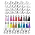 thumbnail image 2 of simhoa 20pcs/set Key Chains Keychain Blanks Charm with Tassel DIY Keyring Crafts, 2 of 8