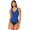 Blue, variant on Lauren Ralph Lauren SAPPHIRE Beach Club Ruffle Underwire Tankini Swim Top, US 14