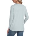 thumbnail image 2 of PINKSIR Women's UPF50 Lightweight Open Front Casual Cardigan Long Sleeve with Pockets, S-XL, 2 of 4