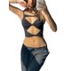 thumbnail image 1 of Camisola VISgogo con parte delantera torcida para mujer, sin mangas, con tiras finas y caladas VISgogo moda, 1 of 9