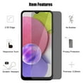 thumbnail image 4 of UZWZW 3 Pack Privacy Screen Protector for Samsung Galaxy A02 / A02s / A03 / A03s / A03 Core / A04 / A04s / A12 / A13 5G 4G / A32 5G Anti Spy Private Tempered Glass, 4 of 7