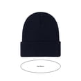 thumbnail image 6 of Guiexla Unisex Autumn Winter Solid Color Knitting Hat Beamless Thickened Beanie Hat Men Women Warm Hat Fashion Accessories, 6 of 8