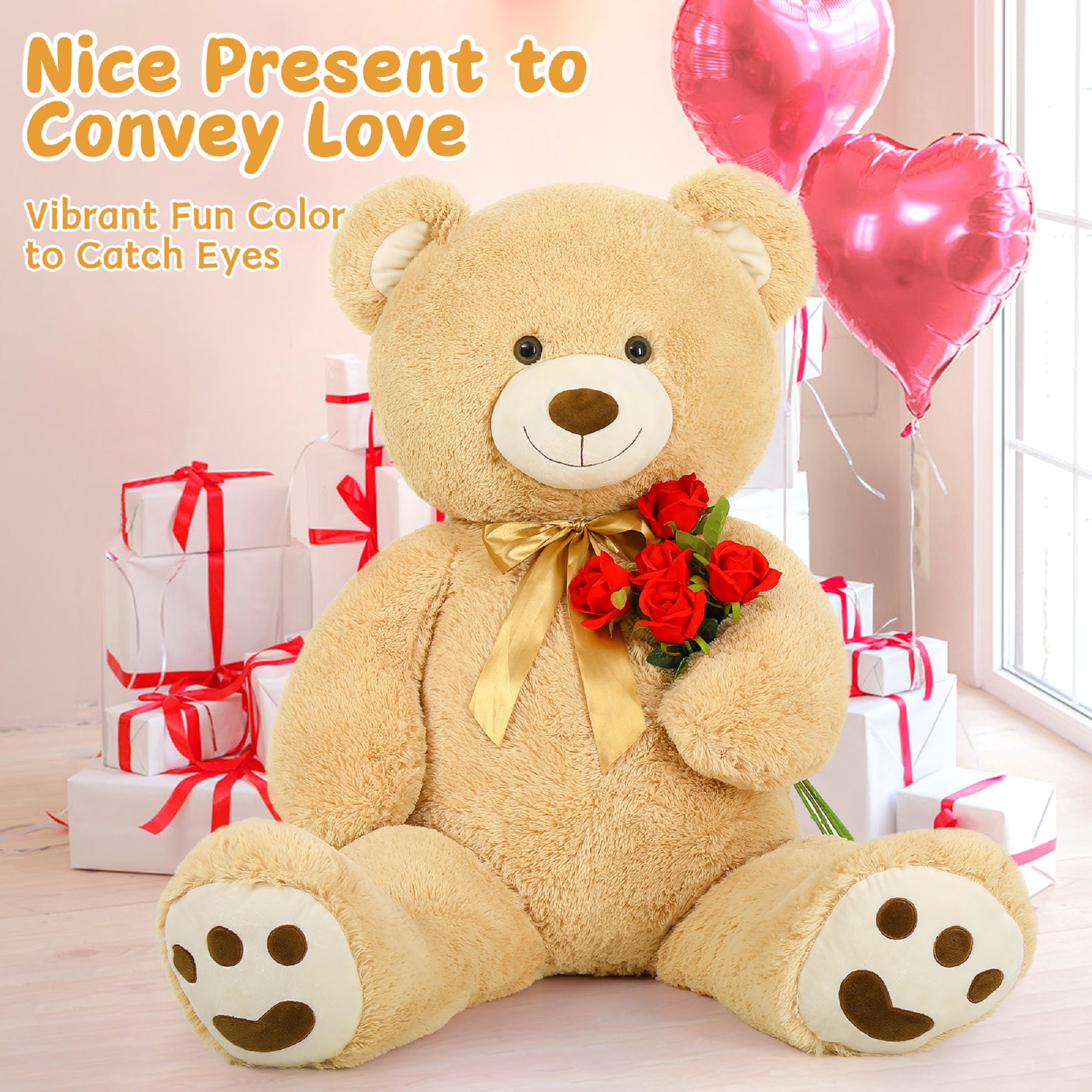MaoGoLan 5ft Jumbo Teddy Bear Plush Toy photo 6