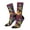 2 Black-2, variant on Rock Music Print Adult Socks for Men & Women,Calf Socks, Ankle Socks,Boots Socks,Breathable Casual Sock,Unisex Crew Socks