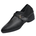 thumbnail image 2 of Taylonsss Women's Fashionable Vintage Camellia Design Pointed Toe T-Strap Chunky Heel Soft Sole Breathable Low Top Loafers for All-Day Comfort and Casual Office Wear, 2 of 9