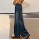 thumbnail image 1 of Cowsor Girls Baggy Jeans Distressed Denim Pants Elastic Waist Wide Leg Jeans for Girls Kids Loose, 1 of 7