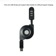 thumbnail image 6 of BQBQERT Portable USB2.0 Charging Hubs 1.1M Retractable Cable 3 Port Adapters For PC, 6 of 8