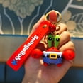 thumbnail image 1 of LLavero de Bob Esponja Kawaii, colgante de muñeca de dibujos animados, llavero de coche, accesorios de mochila, adornos, joyería, regalo de vacaciones para amigos, 1 of 5