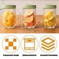 thumbnail image 1 of TIELUTT Stackable Glass Storage Jar with Secure Seal Kitty Food Storage Containers Meal Prep Bowls Kitchen Pantry Organization Small Food Storage Containers Storage Containers with Lids for Garage, 1 of 1