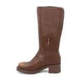 thumbnail image 5 of Women's Buckle Harness Knee High Boots – Moto Riding Boots, 5 of 6