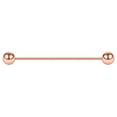 thumbnail image 4 of 16G Industrial Barbell Surgical Steel Anodized Body Piercing Jewelry 32mm Long, 4 of 4