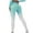 Green, variant on CQONEPT Women's Seamless Yoga Pants Butt Lift Leggings Tummy Control Gym Wear Stretchy Sports Running Pant Hot Pink M