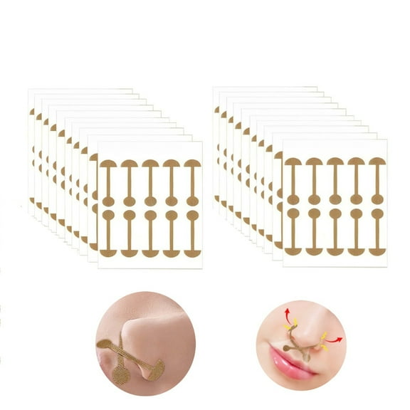 Self-Adhesive Nose Shaping Strips,20pack of Elastic Nose Corrector for Women and Men