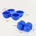 thumbnail image 4 of Hyasfey Portable Egg Container Heavy Duty 2/4/6 Grids Egg Storage Box Kitchen Outdoor Camping Picnic Foldable Eggs Organizer Holder Carrier Case Clip, 4 of 7